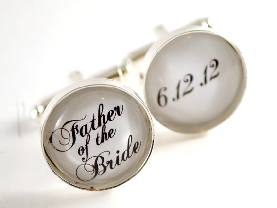 Wedding Father of the Bride Cufflinks