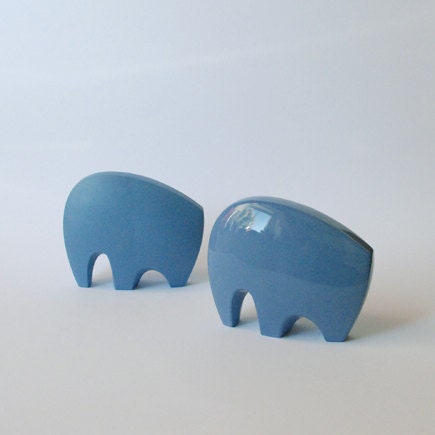 small blue elephant