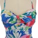 Vintage 80's Does 50's Floral Pinup Sun Dress w/ Shirred Back