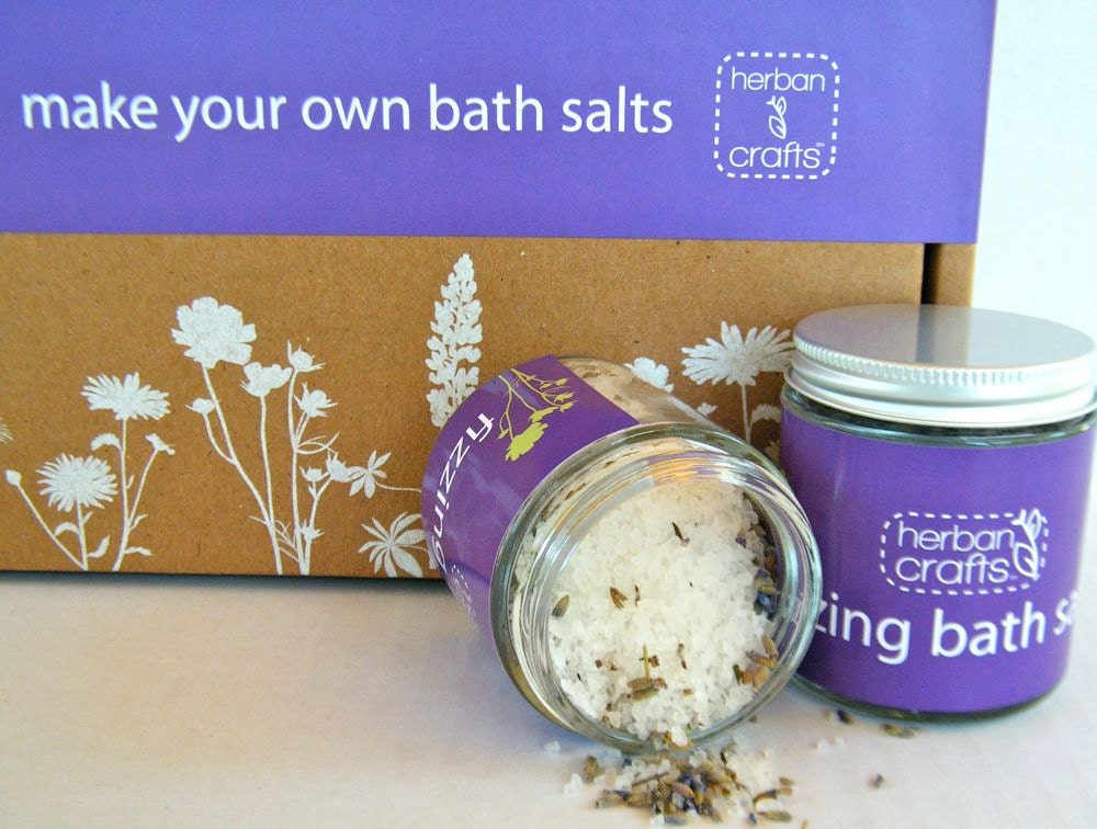 DIY Kit: Organic Lavender Fizzing Bath Salts