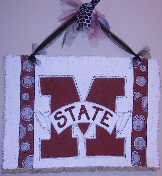 Mississippi State University Door Hanger