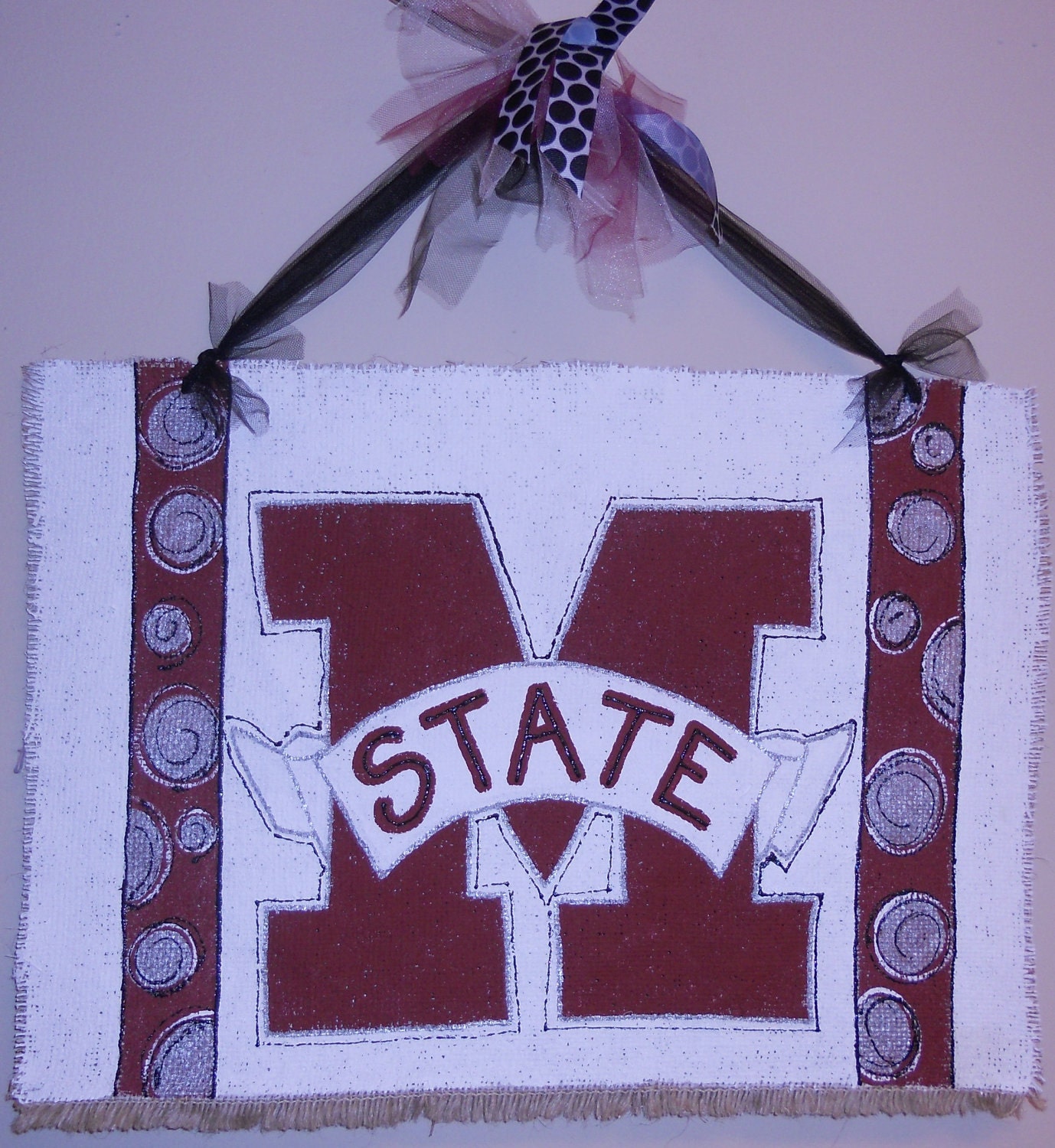 Mississippi State University Door Hanger