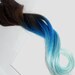 B L U E Dream by Artistic Strands //Ombre Hair Extension - Weft - Clip Ins - Ombre / Eight (8) Piece Set / Original Signature Hair Color