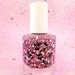 Pink Panther : Custom-Blended Glitter Nail Polish / Lacquer