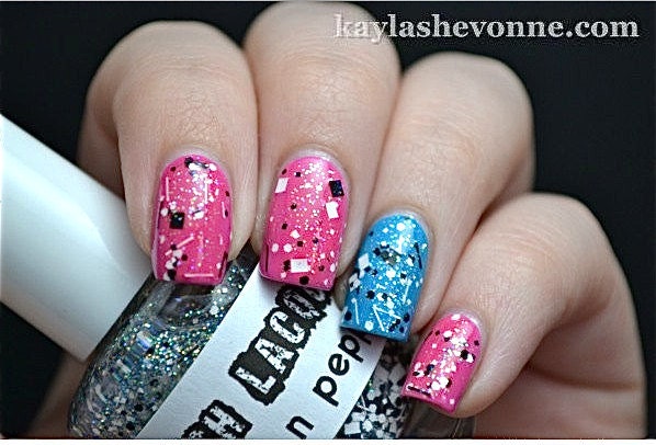 Salt n' Peppa : Custom-Blended Glitter Nail Polish / Lacquer