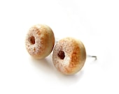 Donuts Stud Earrings - Small Ear Studs - Earrings Post - Food Jewelry