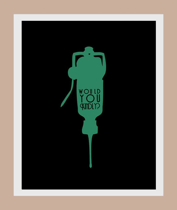 BIOSHOCK Would You Kindly modern print poster 8x10