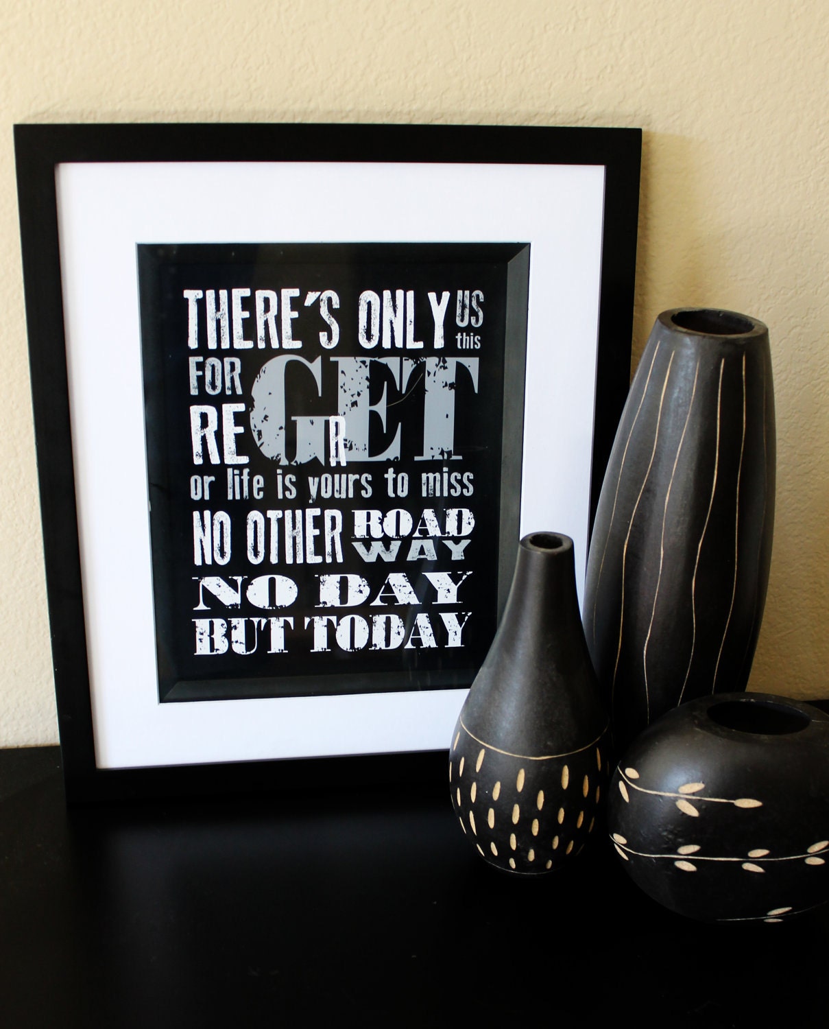 RENT Musical No Day But Today Quote modern print poster 8x10