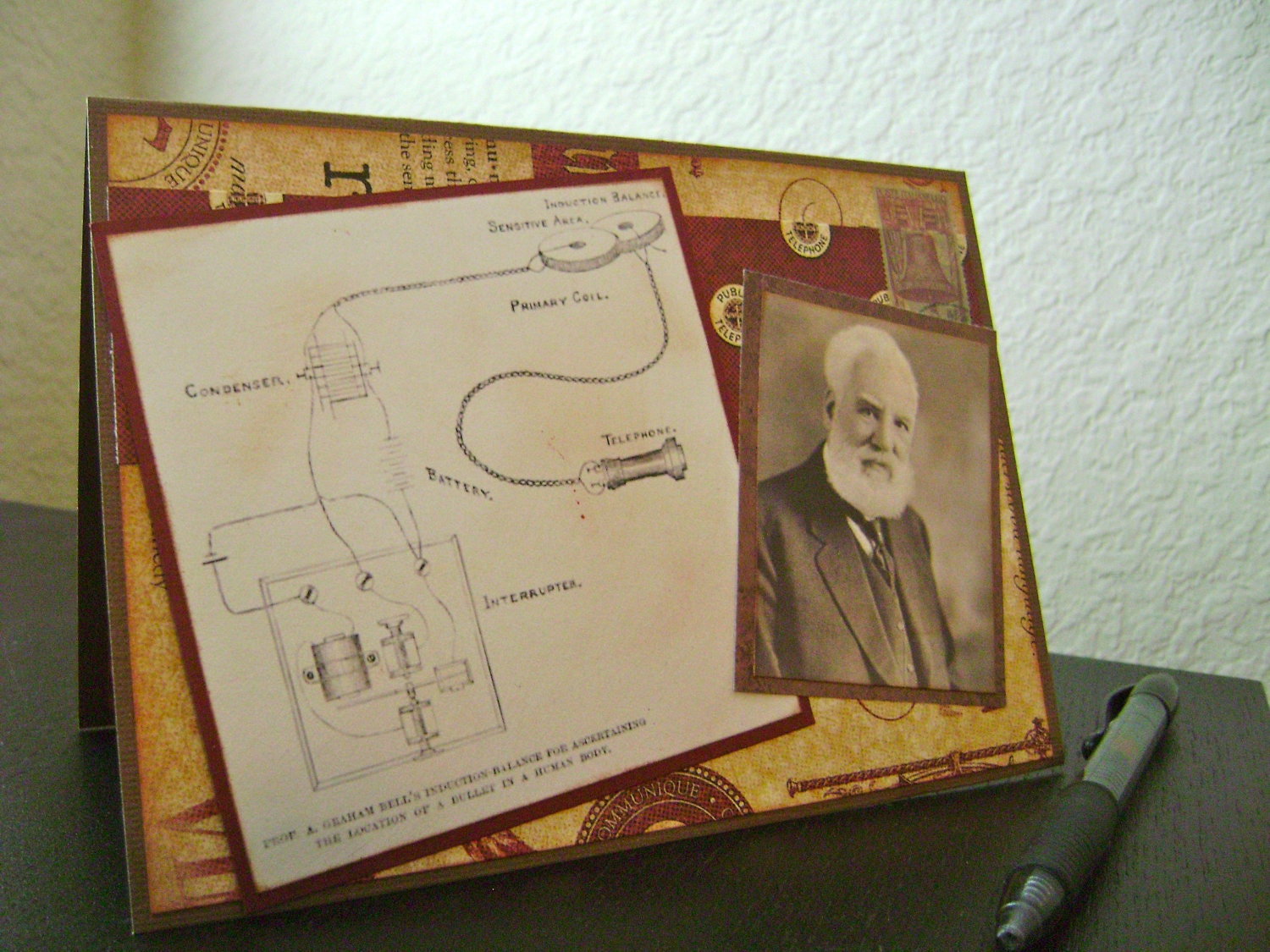 Alexander Graham Bell Greeting Card
