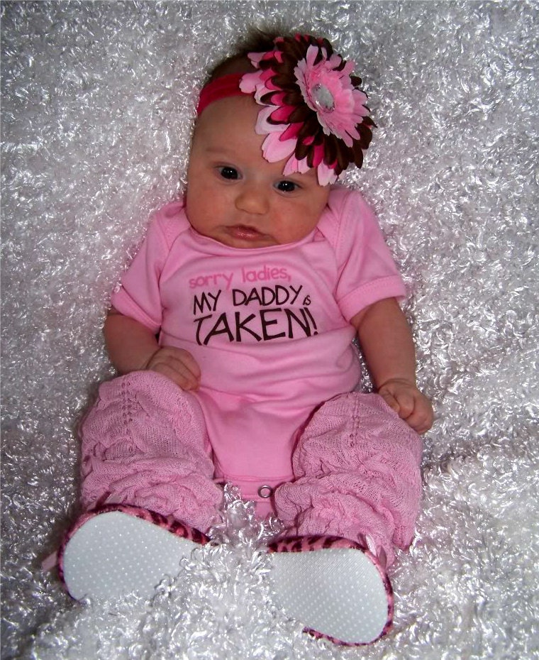 Baby Girl Onesie Bodysuit Hair Bow Headband Set Infant Girl Baby Shower Gift Set Newborn 3m 6m 9m 12m 18m