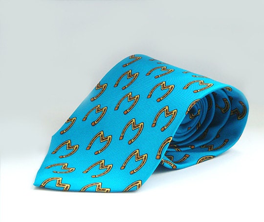 MOSCHINO, Vintage Men's Tie, Made in Italy, Silk.