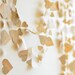Paper Heart Garland, from Vintage Book, rehersal dinner, romantic home decor, custom lengths, wedding decoration