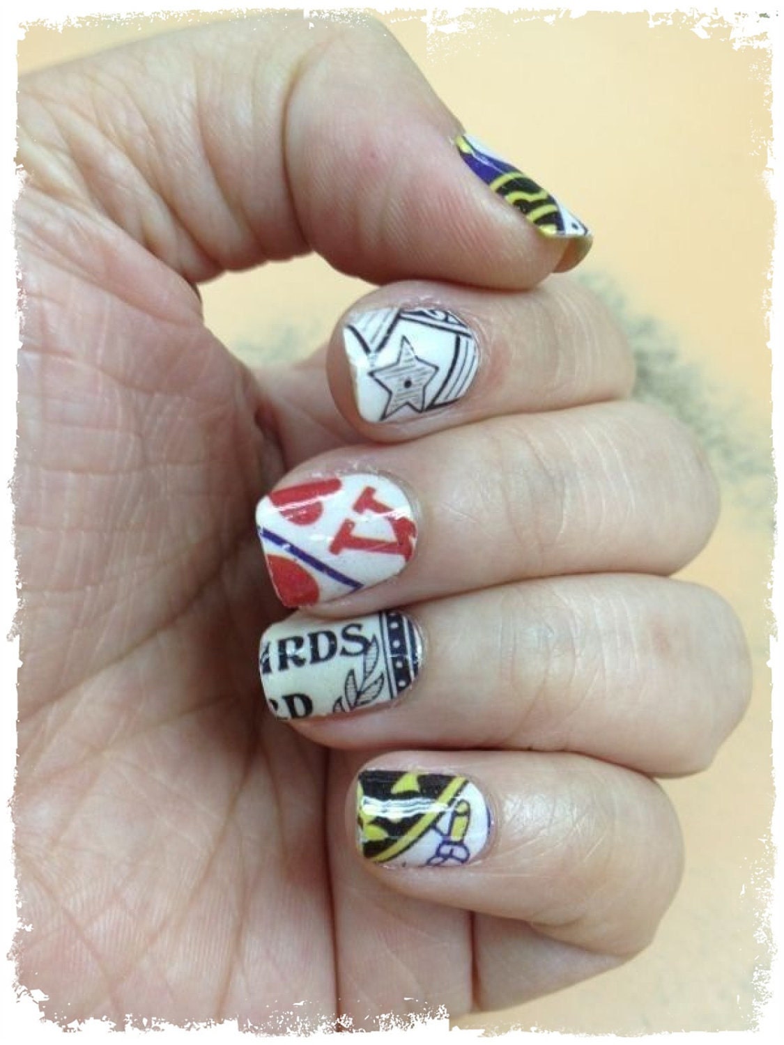 Poker - Nail sticker