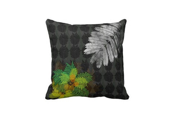 Throw Pillow - "Glowing Mimosa" - MaryLDolanDesigns