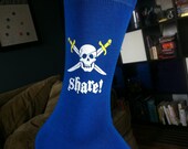 Jolly Roger Share: Screen Printed Socks