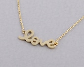 Love Necklace in Gold