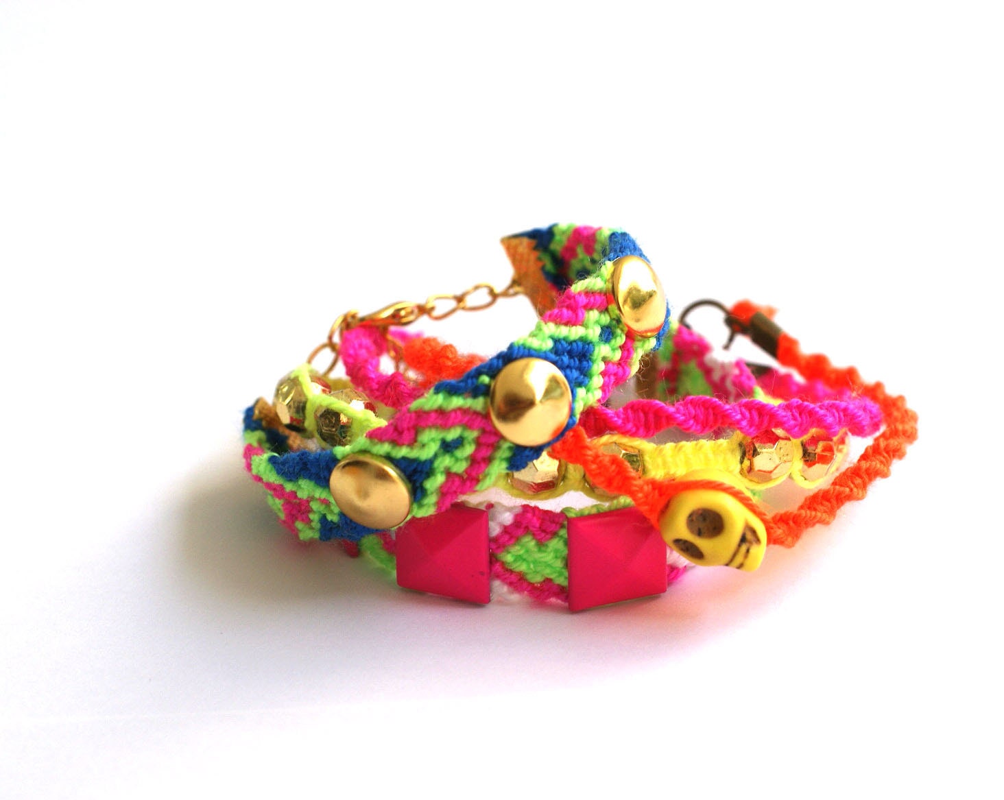 Studded Tribal Bracelet.