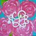 Monogrammed 8x10 Canvas