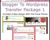 Blogger To Wordpress Transfer Package 1