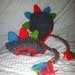 Dinosaur Hat and Diaper Cover Set - Great Newborn Photo Prop/Shower Gift -Halloween Costume Baby