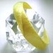 Bright YELLOW LUCITE BRACELET Vintage Plastic Bangle