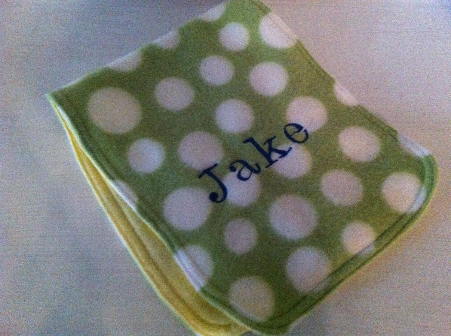 3 Piece Personalized Burp Cloth Set