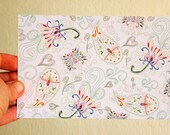 Indian Pattern Print Card - cards - wild and free - home decor - pattrn - gift under 5 - flower drawings - authentic -