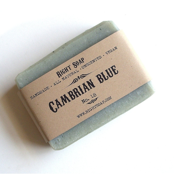 Cambrian Blue Soap - Detox soap, All Natural soap, Vegan soap, Unscented Soap