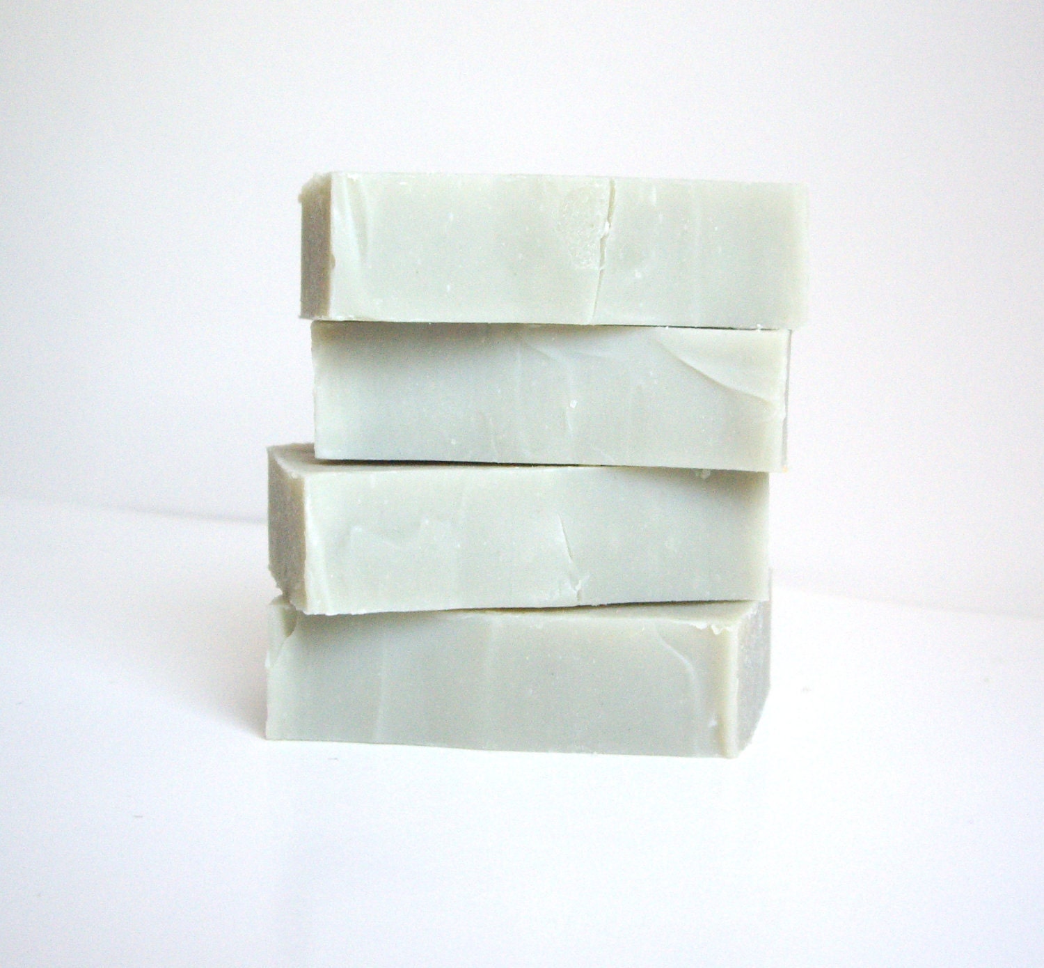 French Green Soap - Natural Soap, Vegan Soap, Unscented Soap, Handmade Soap, Cold Process Soap,