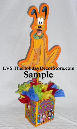 PLUTO - DIY small 12" Mickey Mouse Clubhouse Birthday Party Centerpiece