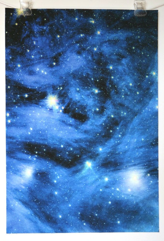 Pleiades Photograph 16 x 18 inches on Cotton Poplin Fabric