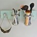Shabby Chic Mason Jar Organizer with hook