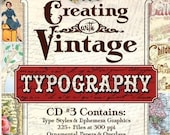 CD 3 Creating With Vintage Typography
