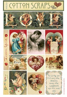 Romance Homespun Cotton Scraps HCS05