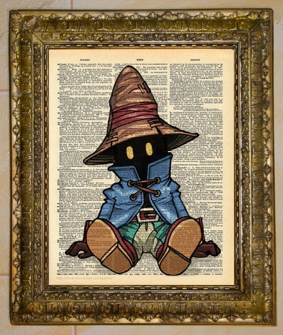 Final Fantasy IX Vivi Dictionary Art