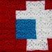 Pac-Man Red Ghost 8-bit Crochet Blanket