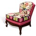 theSamantha Slipper Chair - Redressed with floral attitude