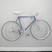 wooden bike hook, minimal and simple