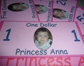 Personalized Child Kids Learning Behavior Reward Bucks, Chore Chart Money Play Money JPG