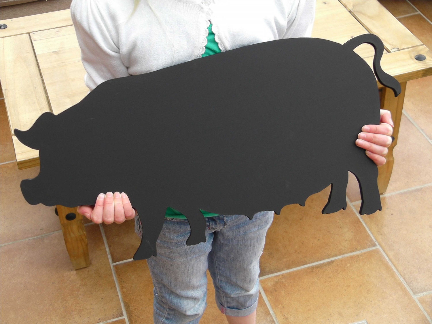 Pig Blackboard / Chalkboard