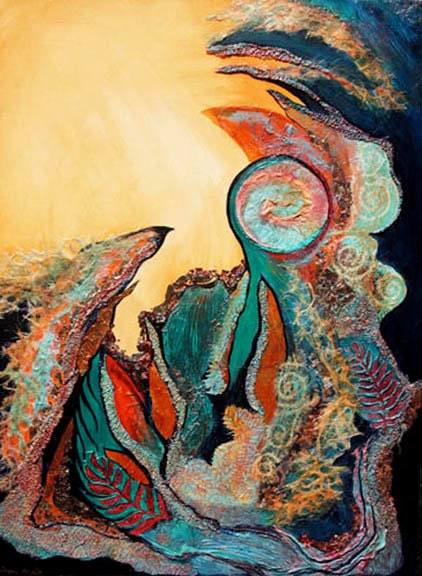 ORIGINAL PAINTING Abstract Mixed Media