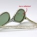 Super cool vintage sunglasses, crystal-clear and blue with GLITTER