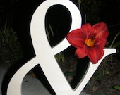 18"Large Wooden Ampersand Photography - DIY - Wedding Decor - Engagement-Wooden Alphabet Letters- Photography prop- Birthday- Decor