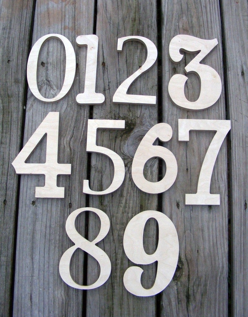 Unfinished Wooden Wall Unpainted Letters Numbers - ABC Wall- Mixed Fonts and Sizes- Room decor- Table numbers- IN STOCK
