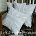 21 x 21 Union Jack Drop Cloth Pillow COVER ONLY