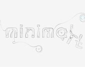 Minimal Art -  23 x 13 inches