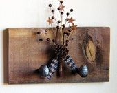 Rustic wall rack, coat rack, railroad spikes, reclaimed wall hooks, barnwood rack