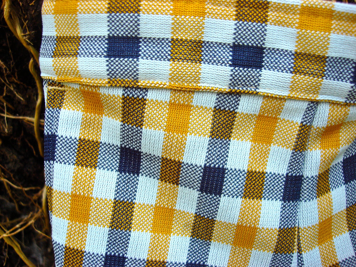 Vintage Adorable Plaid Baby Bellbottoms 12-18 months