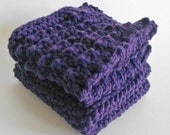 Clean Up and Feel Great - Face & Body Cloths - purple