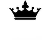 Princess crown phone decal